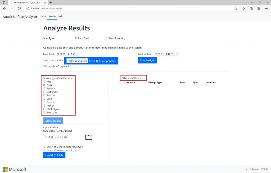Microsoft Attack Surface Analyzer (ASA) verwenden | Anreiter.at